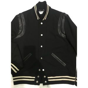 Saint Laurent Paris Varsity Jacket